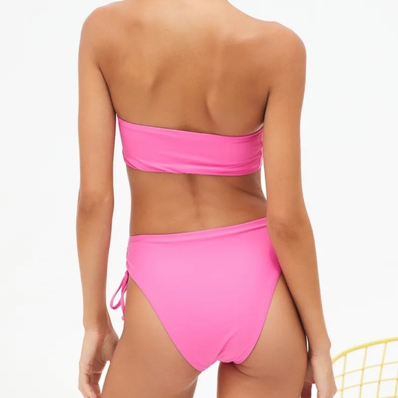 NWT Lulu’s Time To Tan Hot Pink Bikini Set - Picture 5 of 11